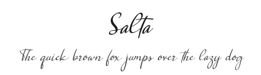 Salta by Letterena Studios — Script Handwritten Font