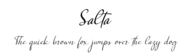 Salta by Letterena Studios — Script Handwritten Font — thumbnail 1