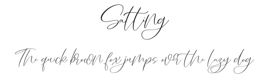 Salting by Vunira Design — Script Handwritten Font