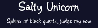 Salty Unicorn by Letterhend Studio — Script Handwritten Font — thumbnail 2