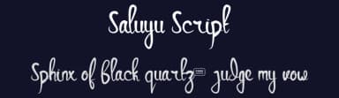Saluyu Script by Typefactoryco — Script Handwritten Font — thumbnail 2
