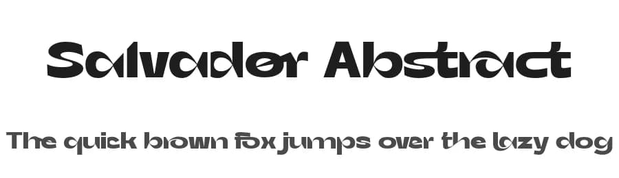 Salvador Abstract by 177Studio — Sans Serif Font