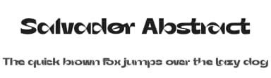Salvador Abstract by 177Studio — Sans Serif Font — thumbnail 1