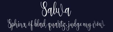 Salwa by Deniz86 — Script Handwritten Font — thumbnail 2