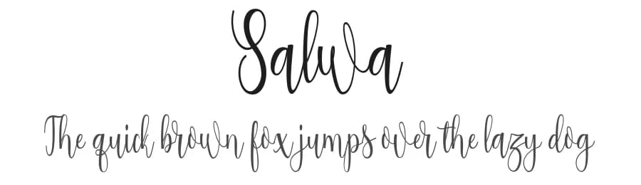 Salwa by Deniz86 — Script Handwritten Font