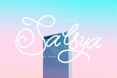 Salya Font by bestee fakin houwer — Script Handwritten Font — thumbnail 1