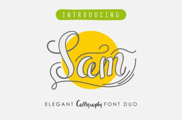 Sam Font by EdricStudio — Script Handwritten Font