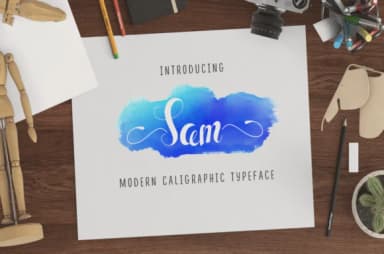Sam Font by EdricStudio — Script Handwritten Font — thumbnail 9