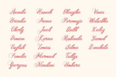 Samanda Font by aksarangga — Script Handwritten Font — thumbnail 3