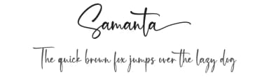 Samanta by Graphix Line Studio — Script Handwritten Font — thumbnail 1