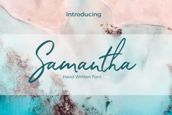 Samantha Font by Hustletter by Hustletter — Script Handwritten Font