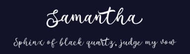 Samantha by Fanastudio — Script Handwritten Font — thumbnail 2