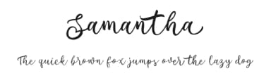Samantha by Fanastudio — Script Handwritten Font — thumbnail 1