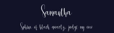 Samantha by Scratchones — Script Handwritten Font — thumbnail 2