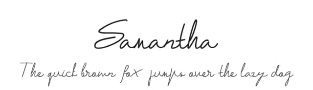 Samantha by Murisa Studio — Script Handwritten Font