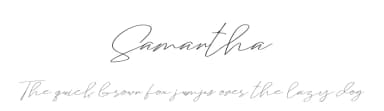 Samantha by Analogous Studio — Script Handwritten Font — thumbnail 1