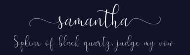 Samantha by Uloel Design — Script Handwritten Font — thumbnail 2