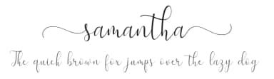 Samantha by Uloel Design — Script Handwritten Font — thumbnail 1