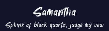 Samantha by Creatype Studio — Script Handwritten Font — thumbnail 2