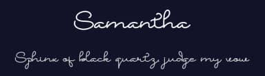 Samantha by Basni.std — Script Handwritten Font — thumbnail 2