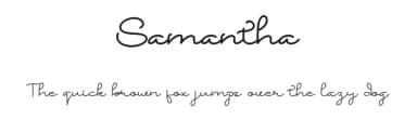 Samantha by Basni.std — Script Handwritten Font — thumbnail 1