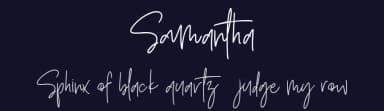 Samantha by MikroType Std — Script Handwritten Font — thumbnail 2