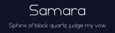 Samara by Vladimir Nikolic — Sans Serif Font — thumbnail 2