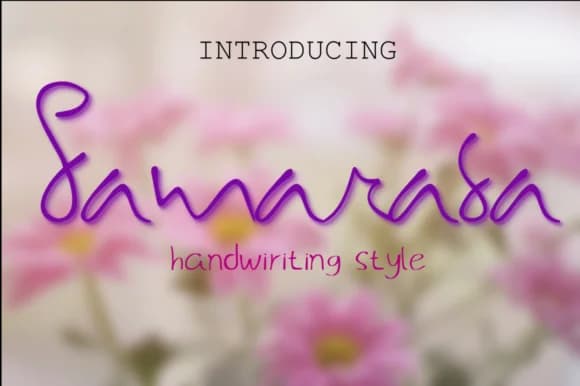 Samarasa Font by Mozyen Studio — Script Handwritten Font