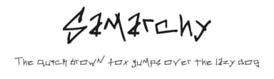 Samarchy by Skeddles — Script Handwritten Font — thumbnail 1