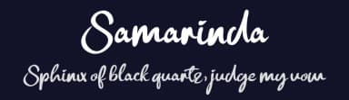 Samarinda by share font — Script Handwritten Font — thumbnail 2