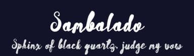 Sambalado by Royaltype — Script Handwritten Font — thumbnail 2