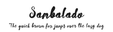 Sambalado by Royaltype — Script Handwritten Font — thumbnail 1
