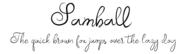 Samball by Alifinart Studio — Script Handwritten Font — thumbnail 1