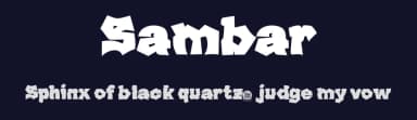 Sambar by twinletter — Script Handwritten Font — thumbnail 2