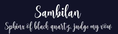 Sambilan by Adefa Studio — Script Handwritten Font — thumbnail 2