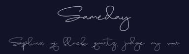 Sameday by Jadatype — Script Handwritten Font — thumbnail 2