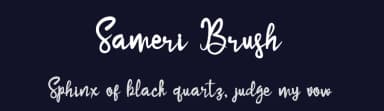 Sameri Brush by ijem — Script Handwritten Font — thumbnail 2