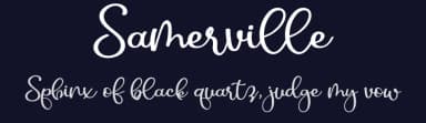 Samerville by Airotype — Script Handwritten Font — thumbnail 2