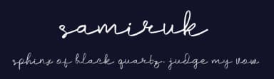 Samiruk by Mozyen Studio — Script Handwritten Font — thumbnail 2