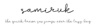 Samiruk by Mozyen Studio — Script Handwritten Font — thumbnail 1