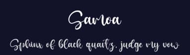 Samoa by Staircase Studio — Script Handwritten Font — thumbnail 2