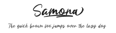 Samona by HandletterYean — Script Handwritten Font — thumbnail 1