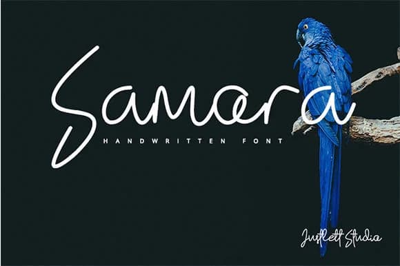 Samora Font by Justlett — Script Handwritten Font
