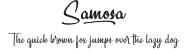 Samosa by NihStudio — Script Handwritten Font — thumbnail 1