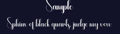 Sample by Andi Moz — Script Handwritten Font — thumbnail 2