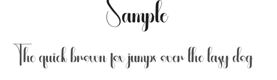 Sample by Andi Moz — Script Handwritten Font