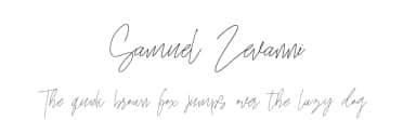 Samuel Zevanni by Analogous Studio — Script Handwritten Font — thumbnail 1