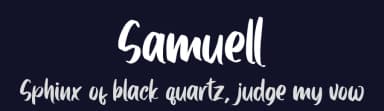 Samuell by Omotu Studio — Script Handwritten Font — thumbnail 2