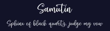 Samutin by Beautypes — Script Handwritten Font — thumbnail 2