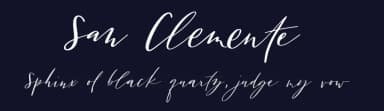 San Clemente by Jen Wagner — Script Handwritten Font — thumbnail 2